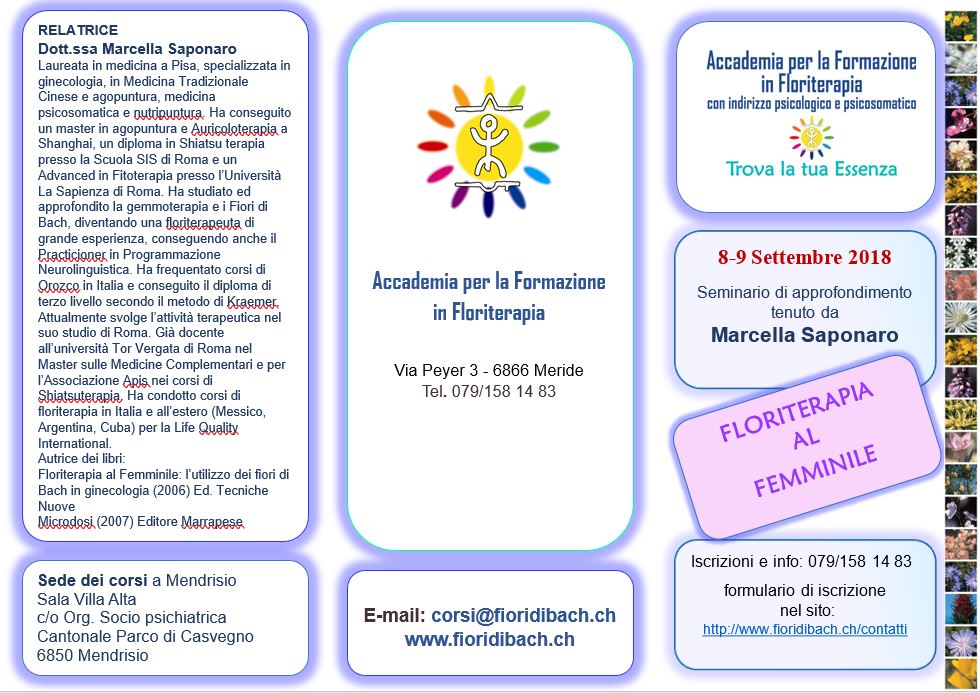 FLORITERAPIA AL FEMMINILE